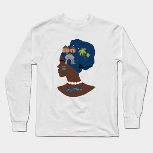 Gambian woman Long Sleeve T-Shirt